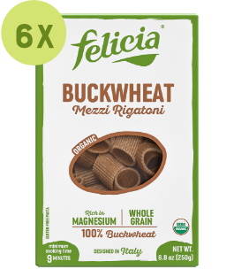 Buckwheat Mezzi Rigatoni